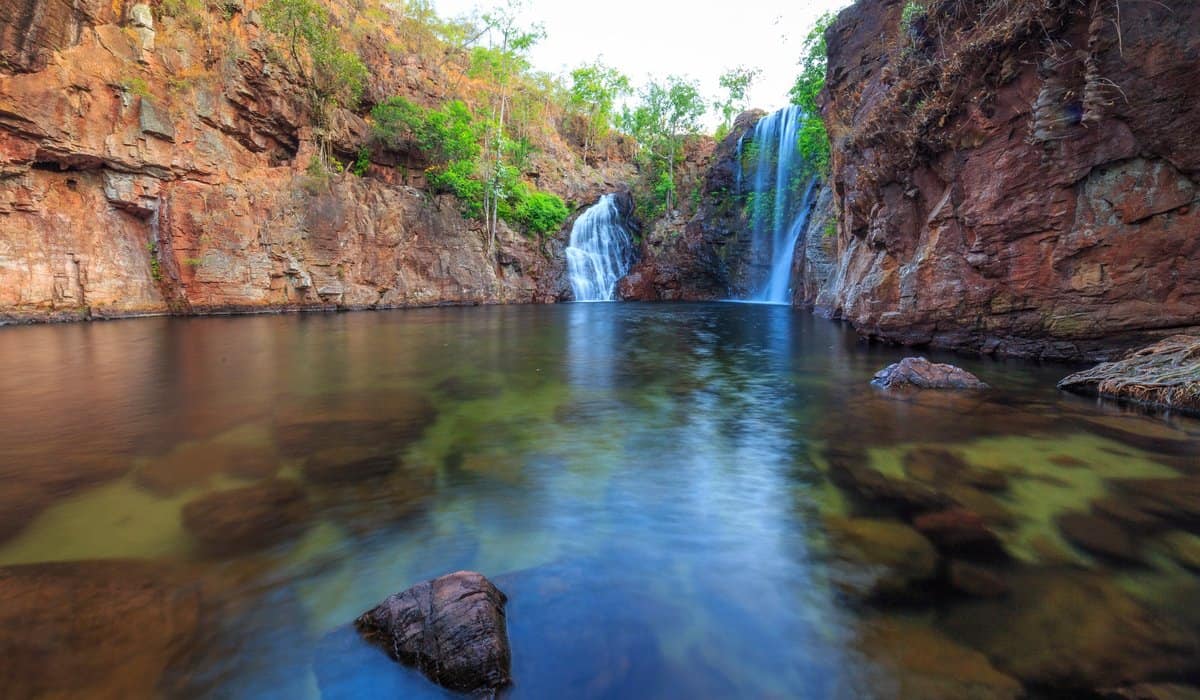 Florence Falls swimming hole in Litchfield National Park near Darwin
