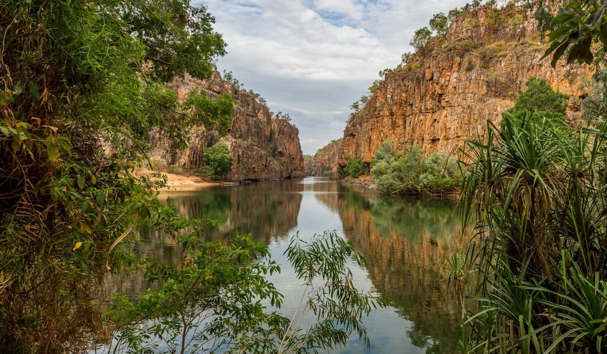 Nitmiluk Gorge near Katherine, one of the Northern Territory’s most iconic natural landscapes